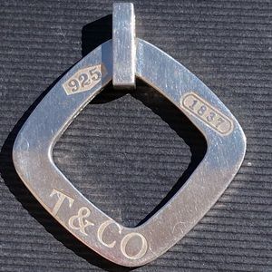 Tiffany & Co Sterling Silver 1837 Pendant
